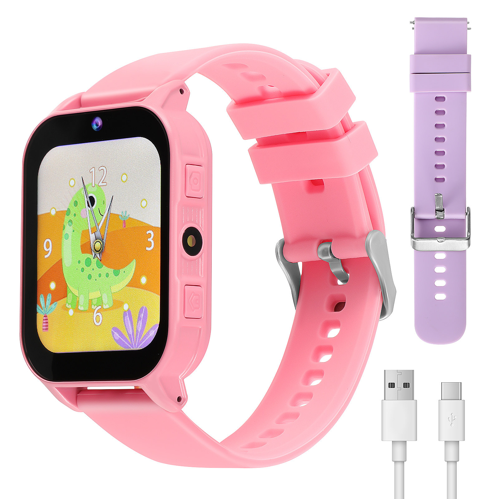 Smart Watch Kids - Kinderhorloge met spelletjes, digitaal smartwatch, lichtgewicht,