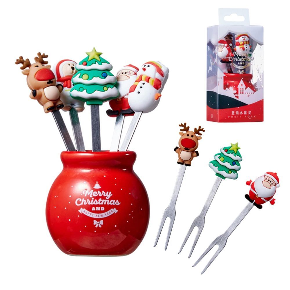 Electronics Gadgets Sale - 1 Set Kerstboom Rvs Dessert Fruit