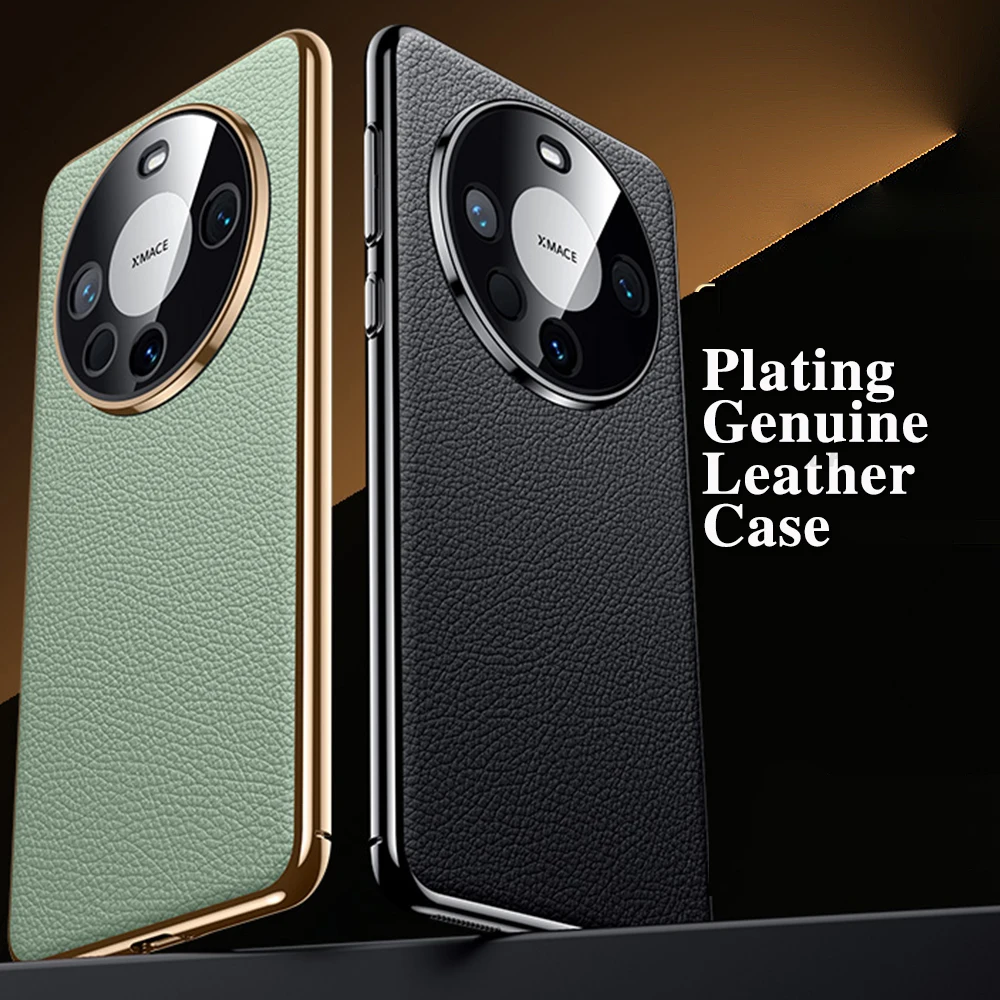 Luxe handgemaakte leren hoes v - Huawei Nova 12 recensie en prijs