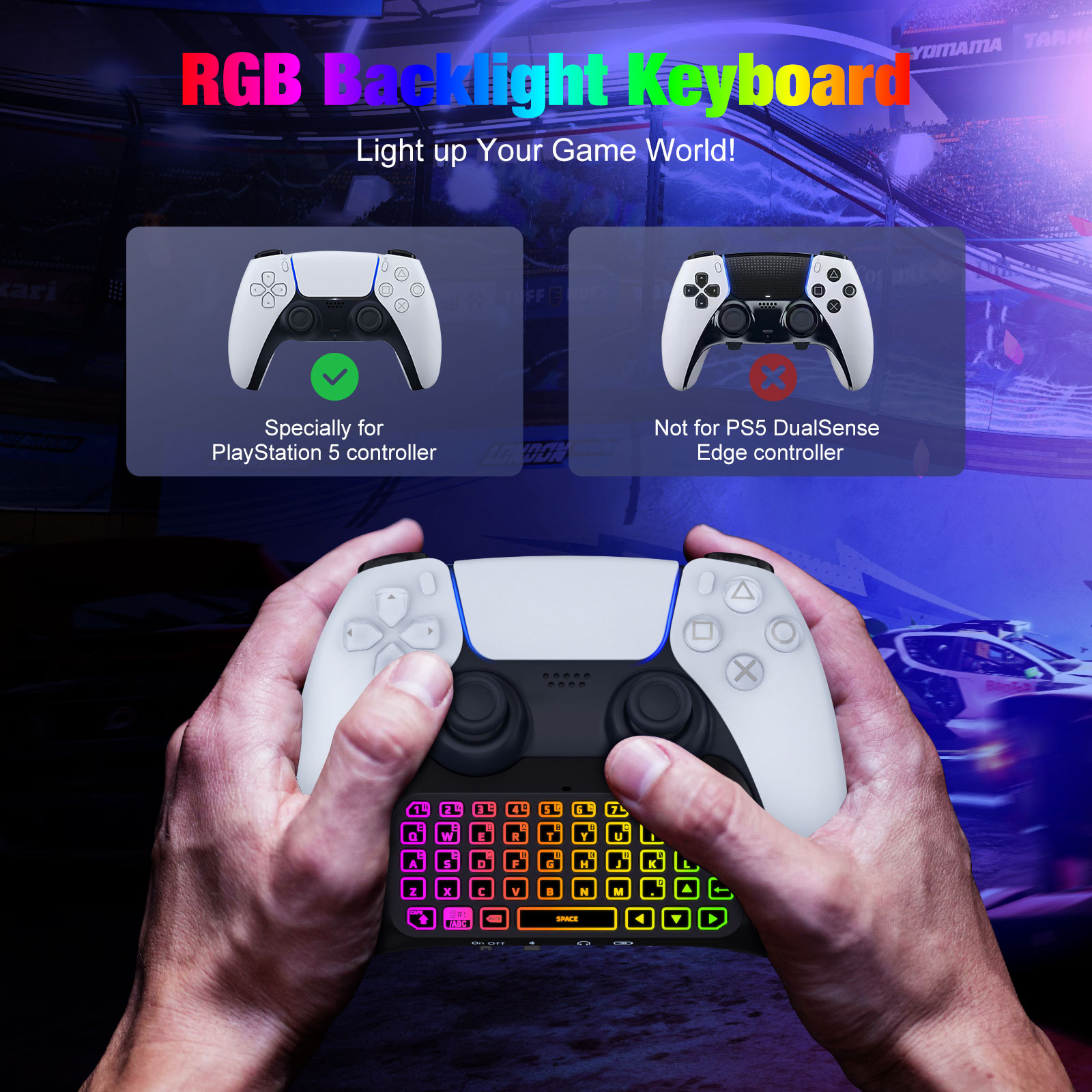 RGB-achtergrondverlichtingstoe - Wireless Keyboard Mini recensie en prijs