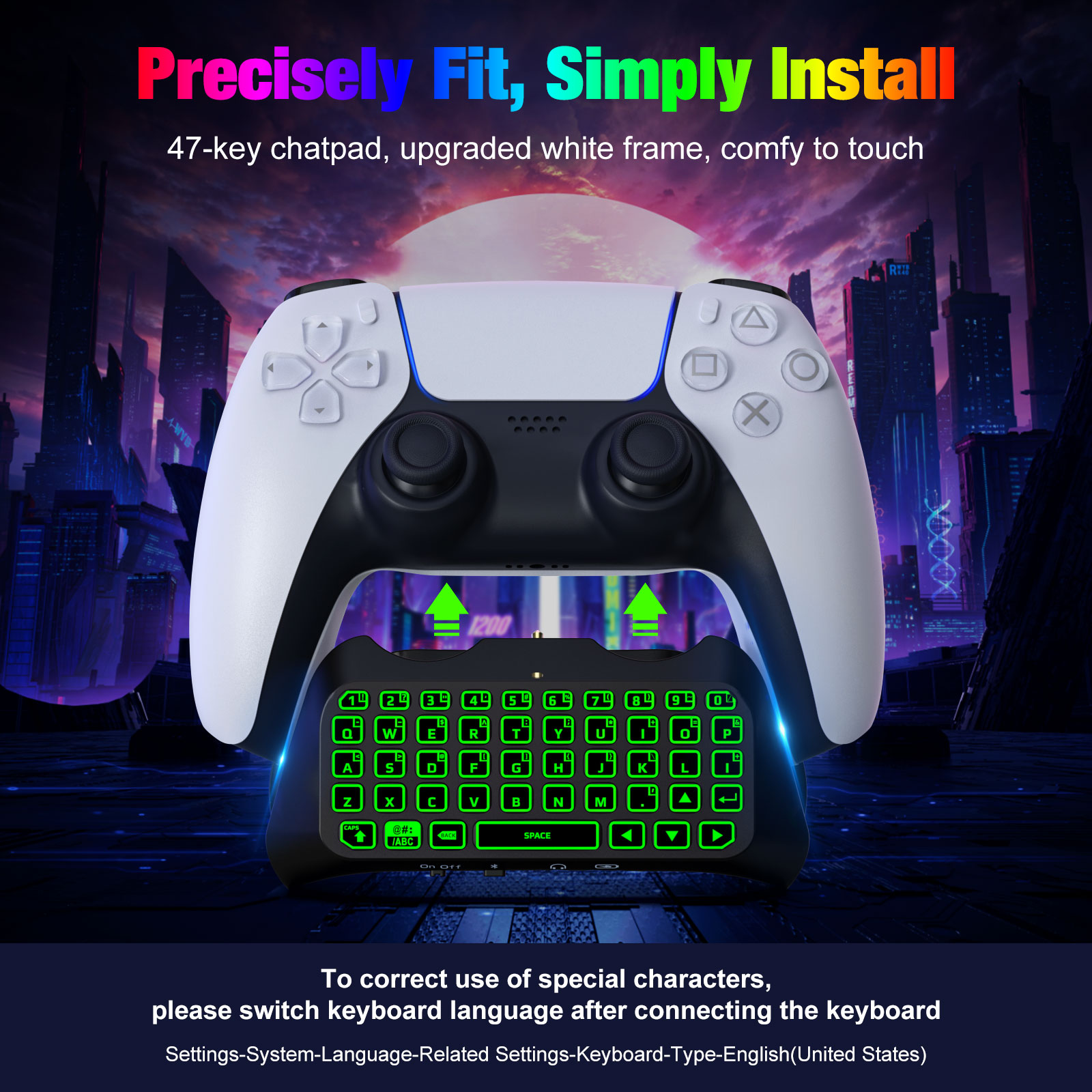 RGB-achtergrondverlichtingstoe - Wireless Keyboard Mini recensie en prijs
