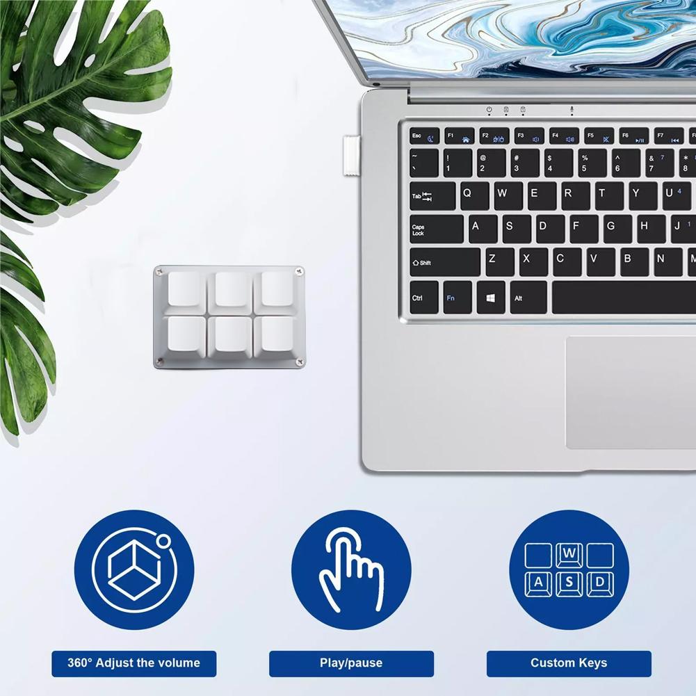 Mini 6-toetsen toetsenbord Blu - Wireless Keyboard Mini recensie en prijs