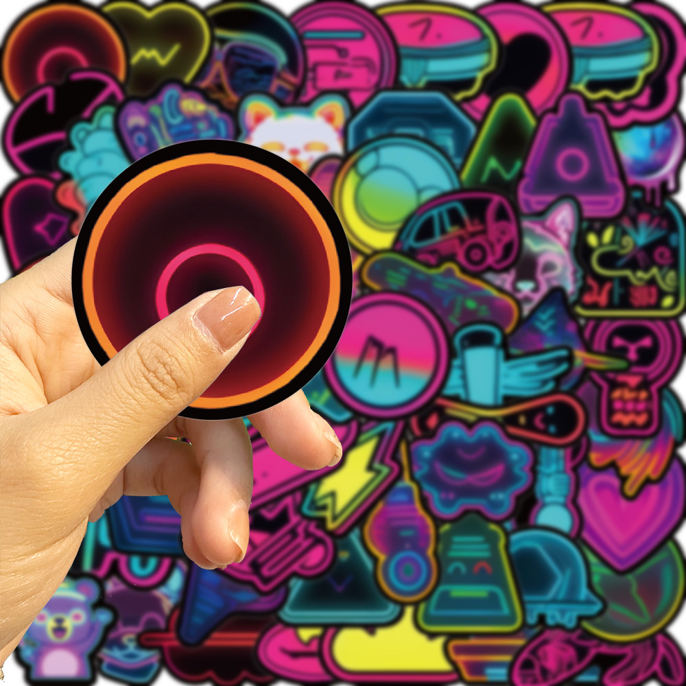 60-delige stickers in neonstij - Electronics Gadgets Store recensie en prijs