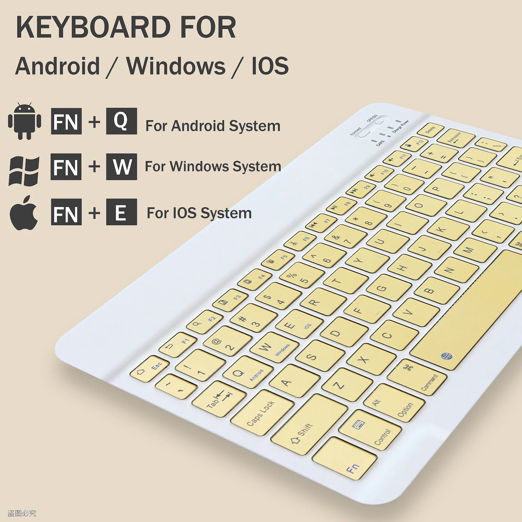 Kleurrijke Snoep Bluetooth Toe - Wireless Keyboard Mini recensie en prijs