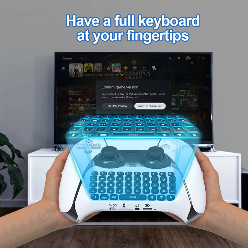Voor Ps5 3.5mm Gaming Draadloo - Wireless Keyboard Mini recensie en prijs