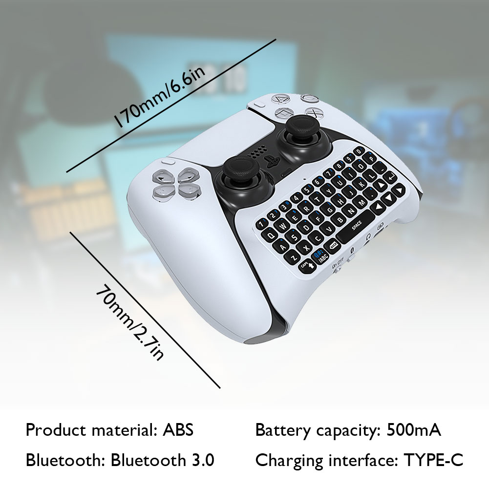 Voor Ps5 3.5mm Gaming Draadloo - Wireless Keyboard Mini recensie en prijs